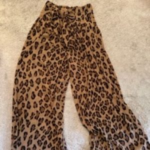 Free People leopard pants